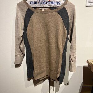 Banana Republic Brown Cotton/Rayon Pullover Sweater -Size S